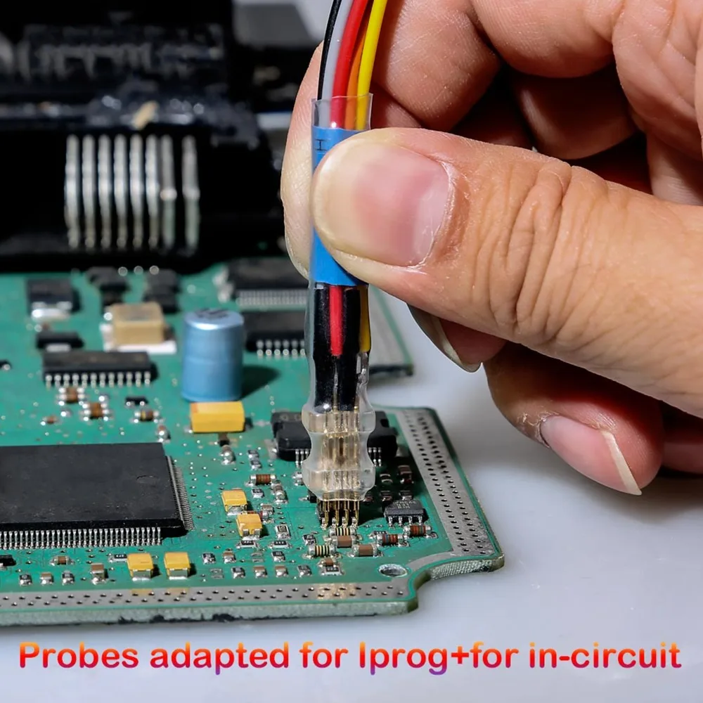 5PCS New ABS + Copper ECU Probe Adapter Multi-Color Solder-Free ECU Test Probe Chip Probe Adapter Automotive Electronics Repair