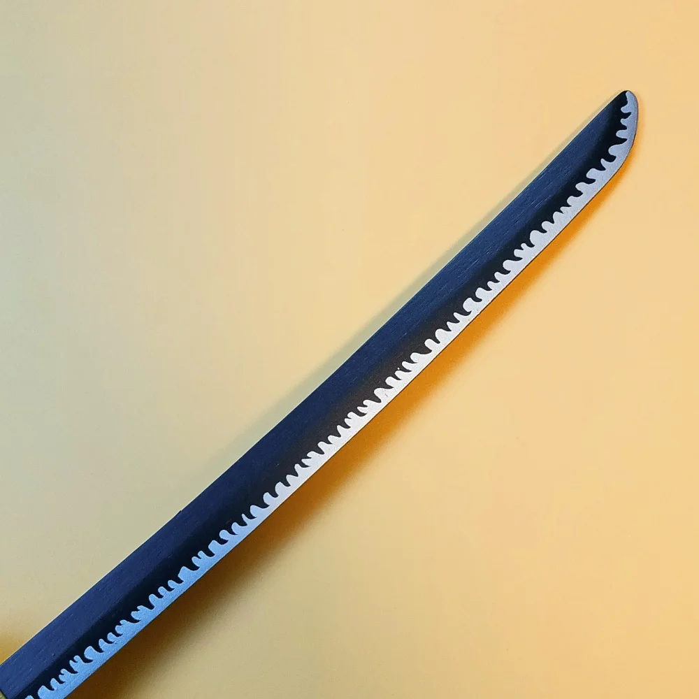 16 بوصة رورونوا زورو كاتانا الأصلي الساموراي صابر أنيمي تأثيري الدعامة السيف الحقيقي كاتانا النينجا شفرة السيف سكين لعبة غير حادة هدية #6