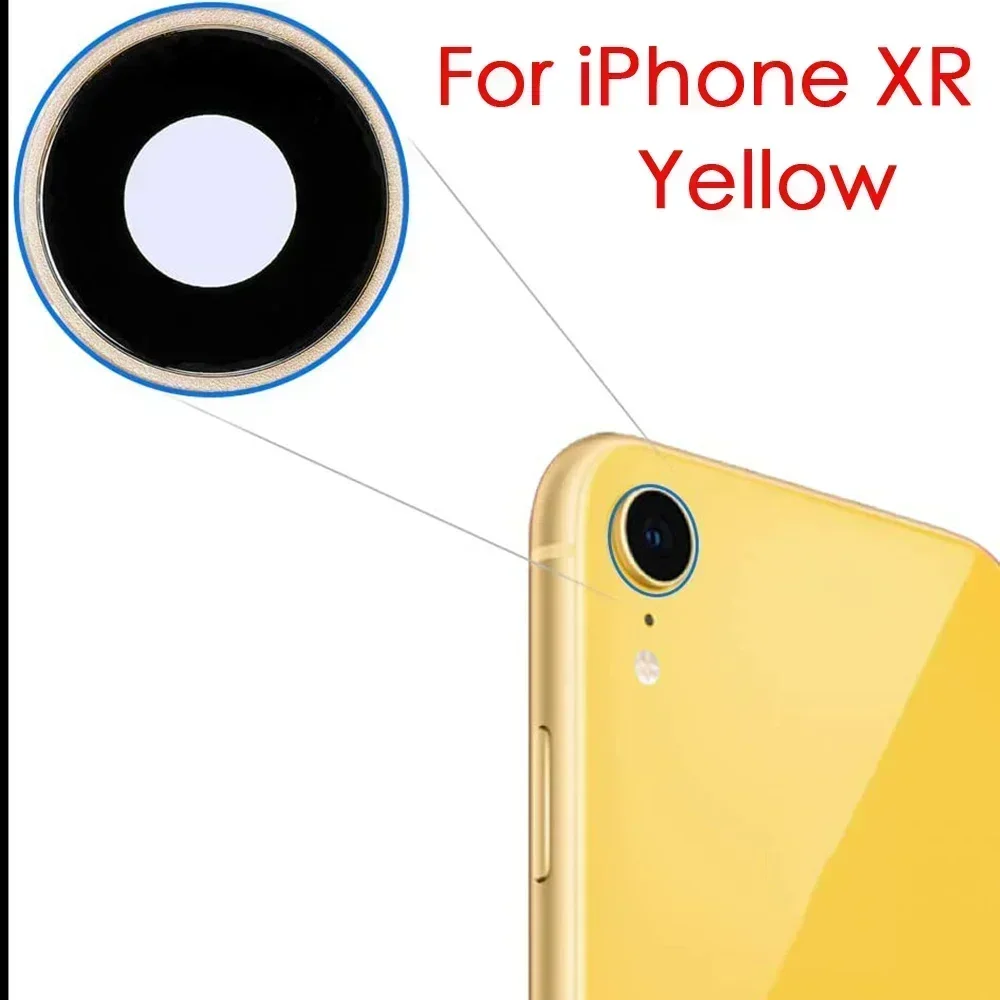 Back Rear Camera Glass Lens Cover Compatible for IPhone XR 6.1 Inch Assembly Replacement