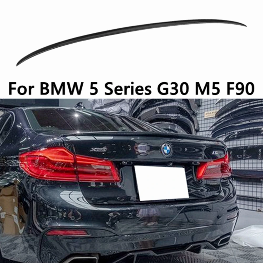 

For BMW 5 Series G30 G38&M5 F90 M Style Carbon fiber Rear Spoiler Trunk wing 2016-2023 FRP Forged carbon