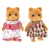 Forest Animal Family 1_12 Dollhouse Accessories Mini_yythk 3