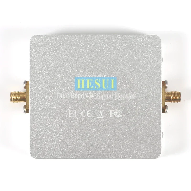 Dual frequency 2.4G/5.8G WIFI signal amplifier single in single out module