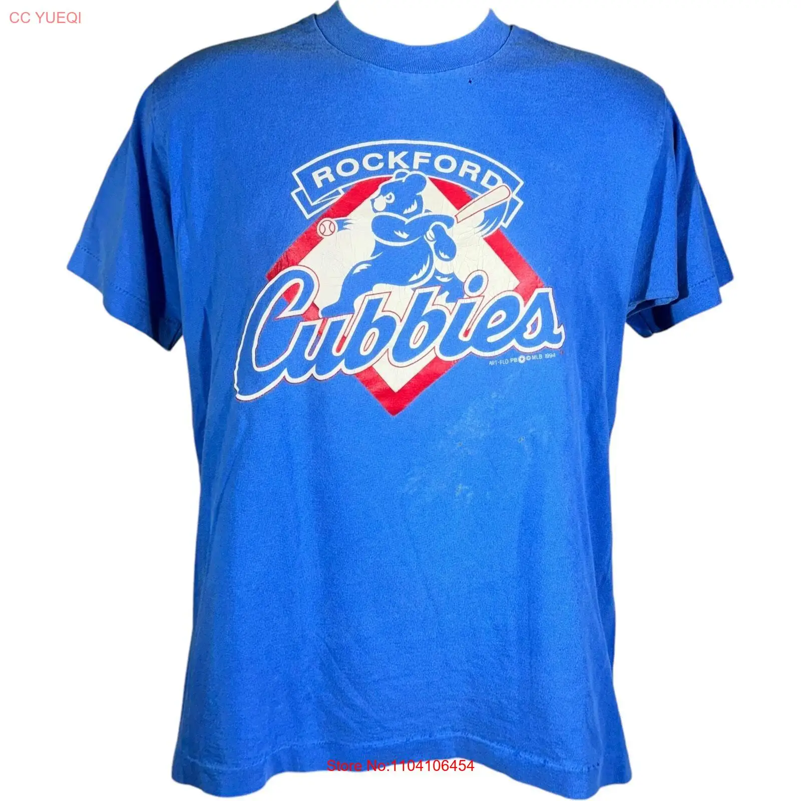 Vintage Rockford Cubbies Minor League Baseball Tee 1994