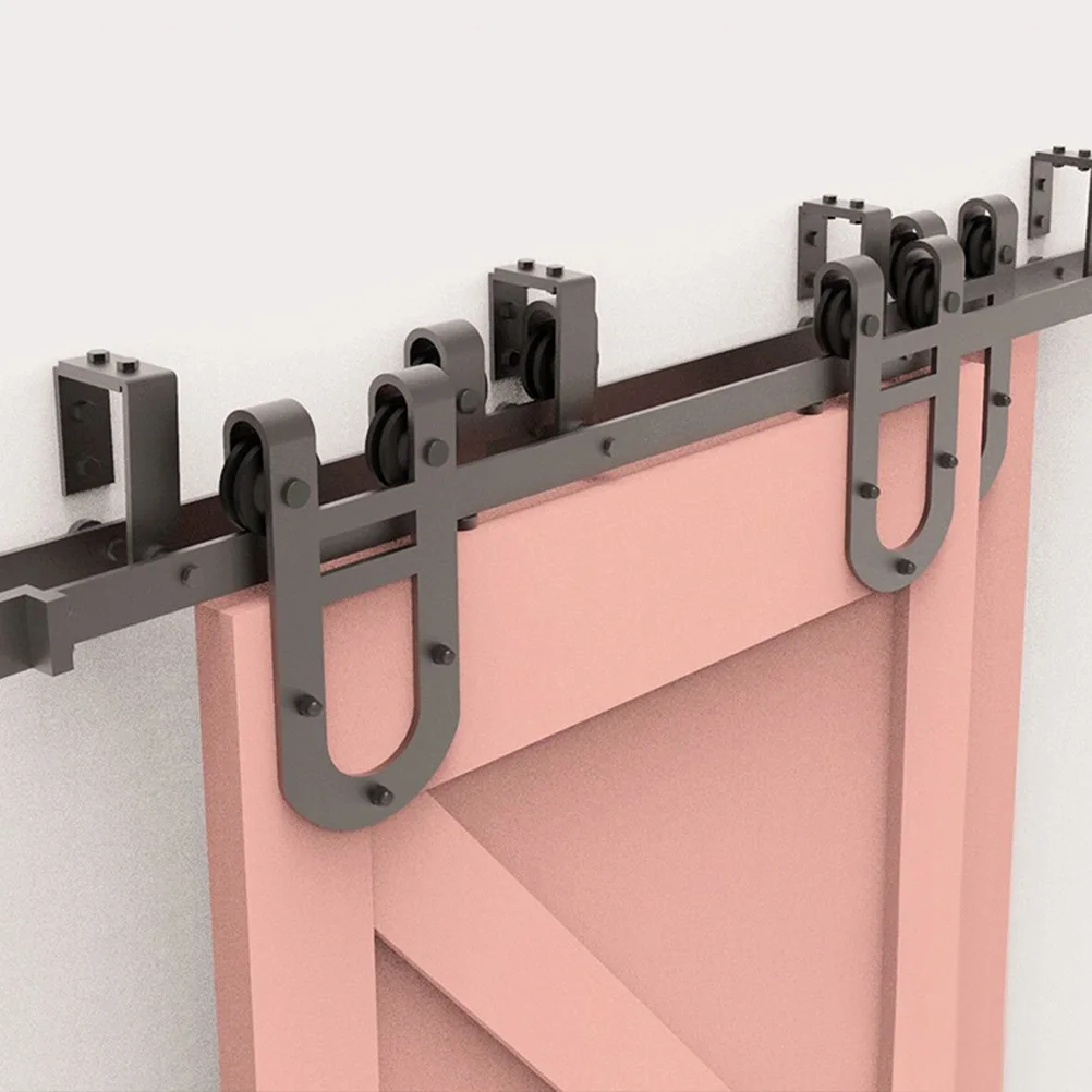 

1pcs Sliding Door Track Guide Pulley Cabinet Roller Wheel For Barn Closet U-Groove Silent Gate Pom Durable High Load Capacity