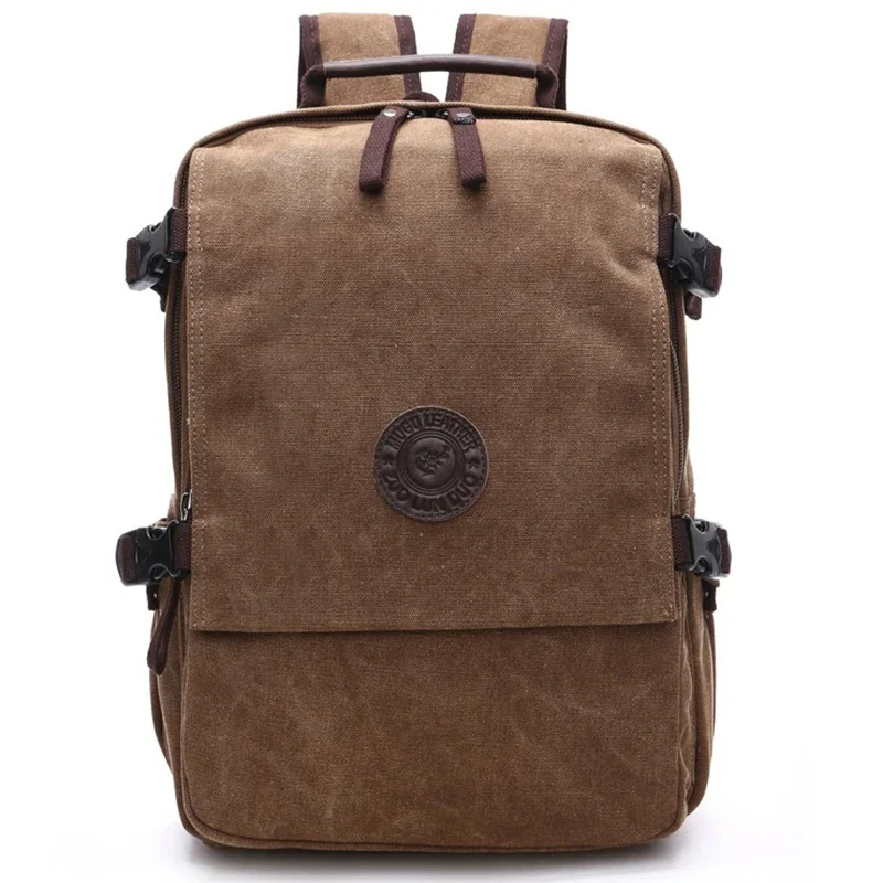 New Men Canvas Backpack College Student Bag for Teenagers Laptop Travel Rucksacks Women Back Pack Mochilas Escolares Infantil