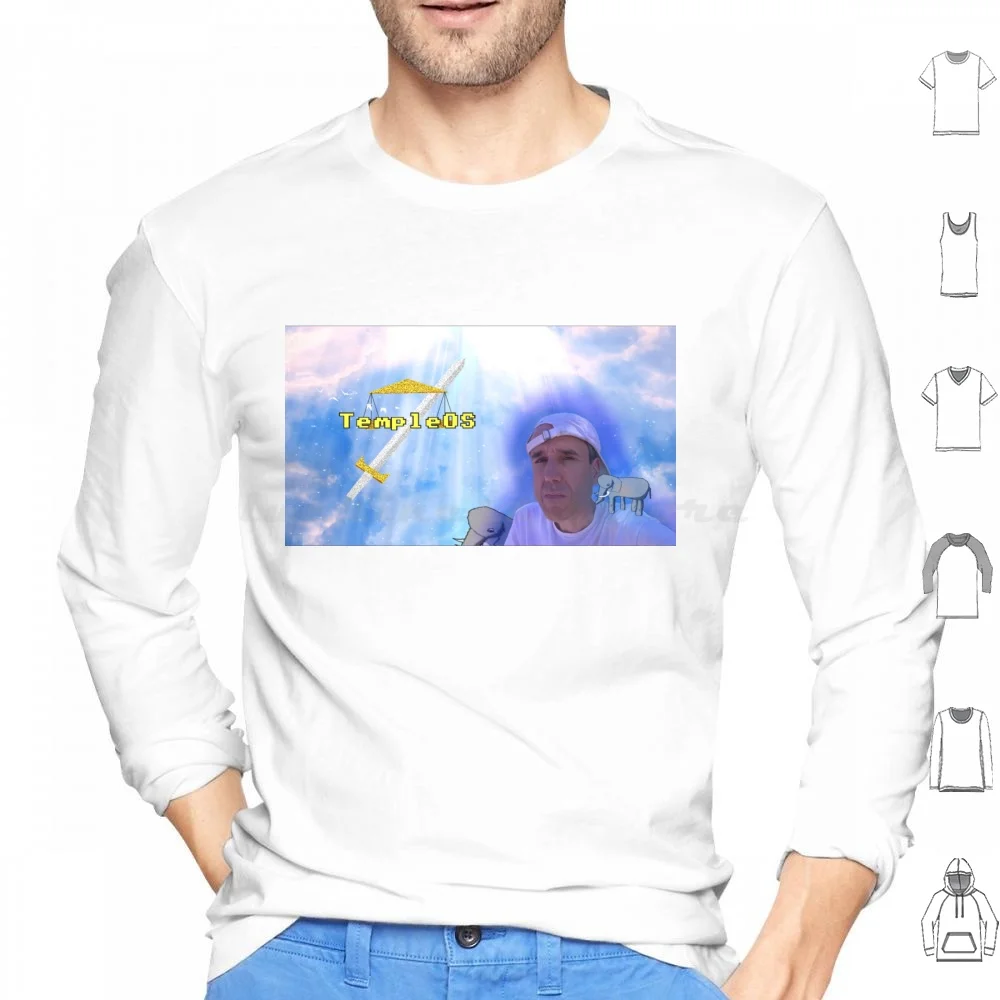 Terry Is Forever Hoodies Long Sleeve Terry Davis Terry A Davis Terry Davis Templeos Temple Os Temple Os Holy C