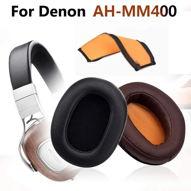 High Quality Replacement Earpads Cushion for Denon AH-MM400 Soft Protein Leather Earpads Cushion