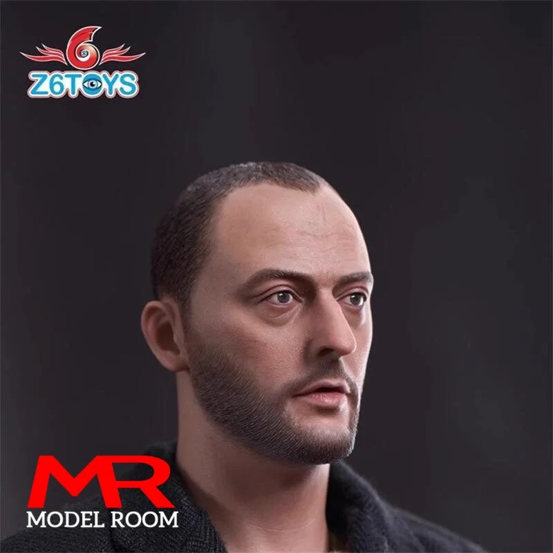 Z6TOYS Z003 1/6 Skala Jean Reno Kopf Sculpt PVC Kopf Carving Modell Fit 12'' Männliche Soldat Action Figur Körper Puppen