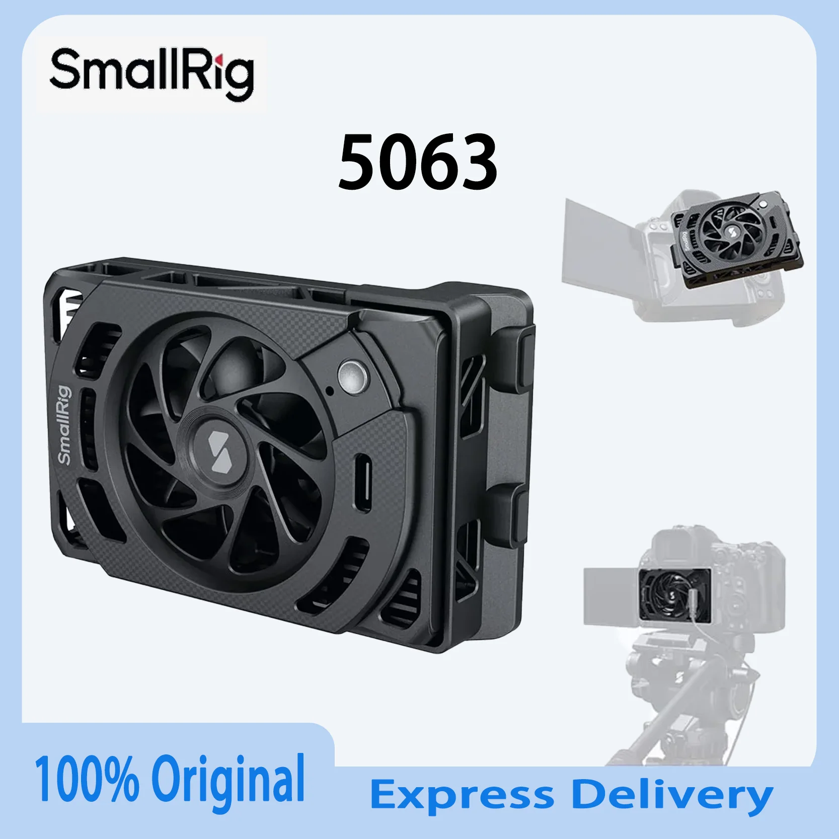

Оригинальный вентилятор охлаждения камеры SmallRig 5063, 7000 об/мин, высокоскоростной, регулируемый, для Canon EOS R5 Mark II R5, Sony A6700 FX30 ZV E10 A7C