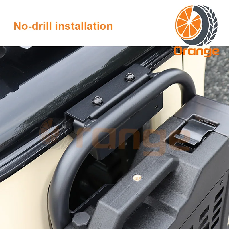 Off-Road Side Window Expansion Rack with Water/Fuel Tank & Faucet for Suzuki Jimny JB64 JB74 5-Door 2023+ Exterior Accessories