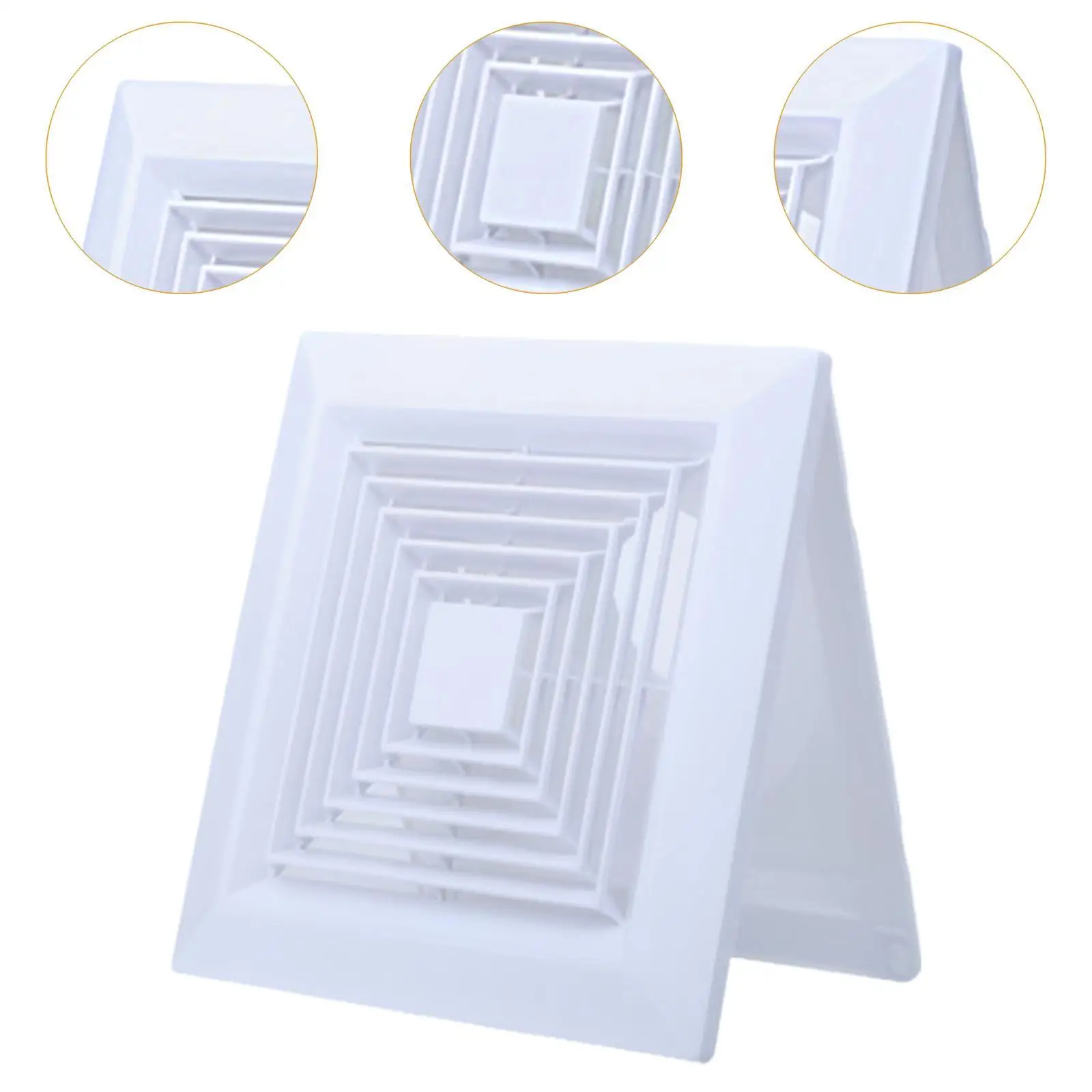 مربع غطاء فتحة التهوية التهوية هود سقف جبل مربع موزع الهواء لمصانع غرفة المعيشة غرفة نوم المطبخ مروحة العادم