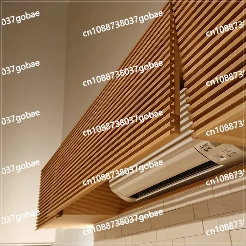 Air-conditioning Cover Shelter Box Solid Wood Hanging Type Hanging Machine Dust Cover Auxerre Gree Haier Air-conditioning Cover