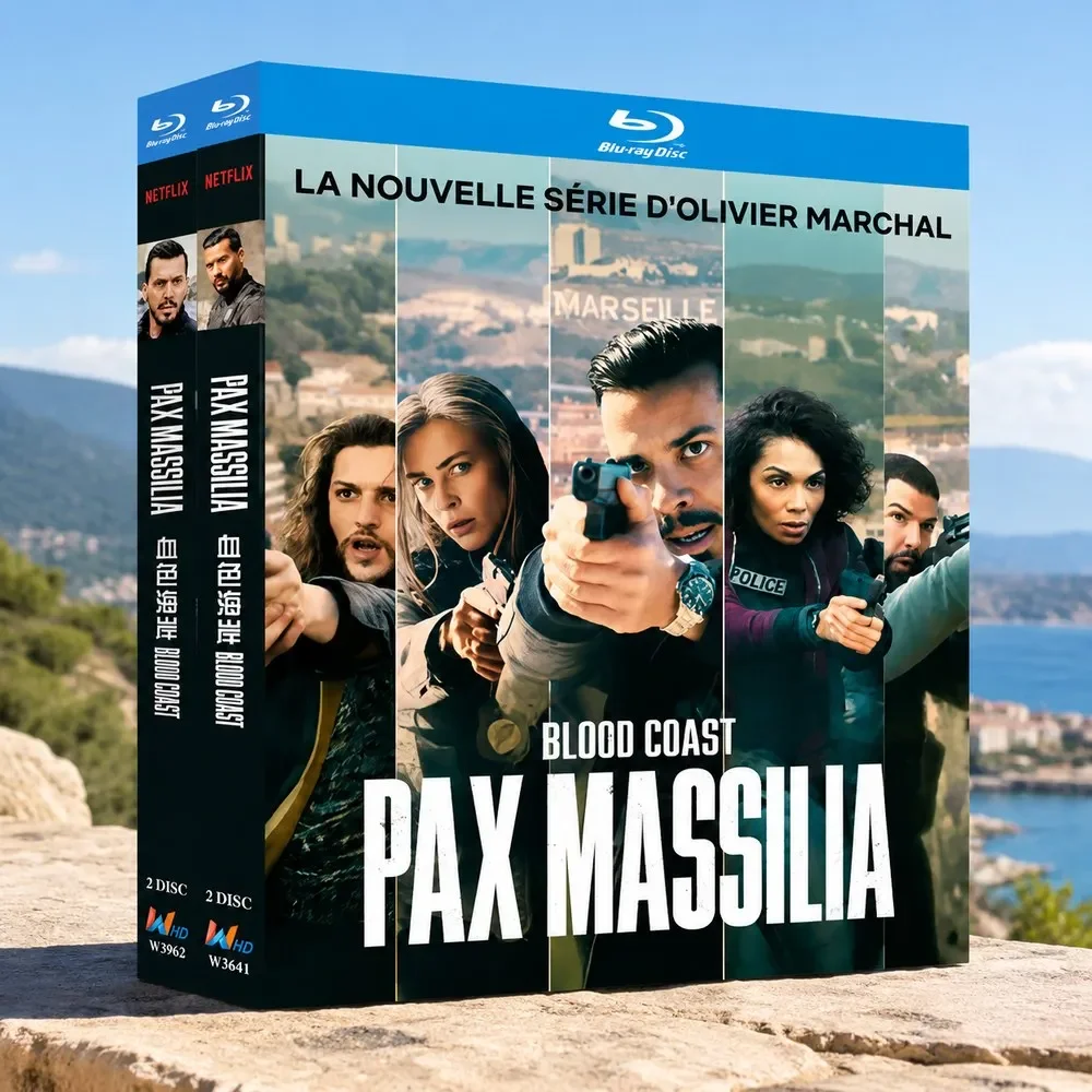 Blu-ray Ultra HD French TV Series Blood Red Coast Seasons 1–2 BD Box Set