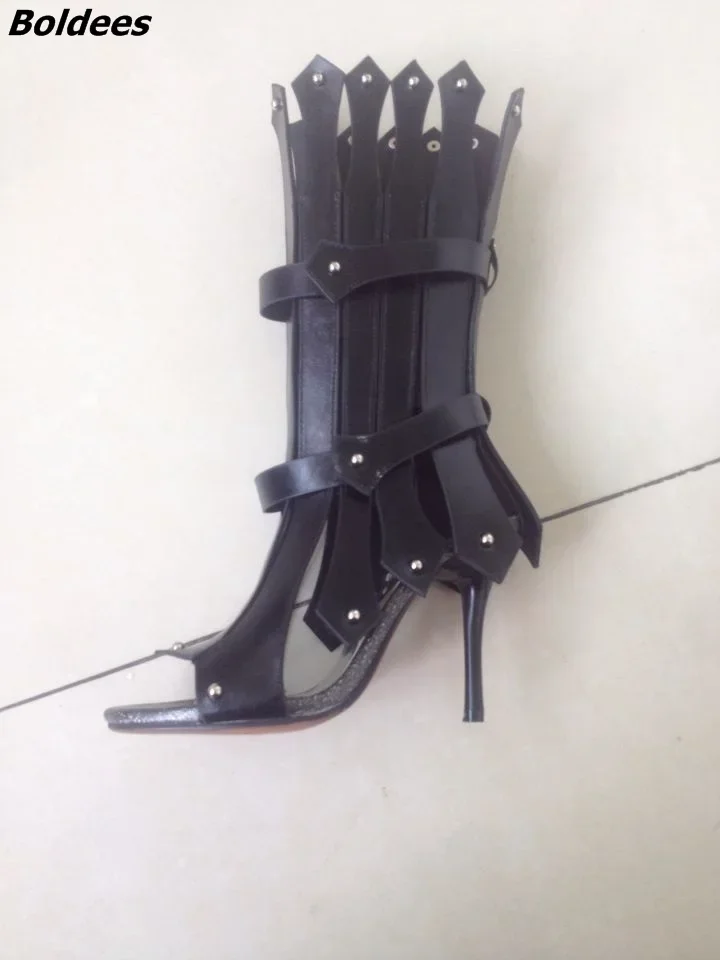 مثير الكشكشة رقيقة فستان عالي الكعب الصنادل عادي أصابع مفتوحة سحابات صنادل طراز جلاديتور أفضل بيع النساء Strappy صندل الجوارب