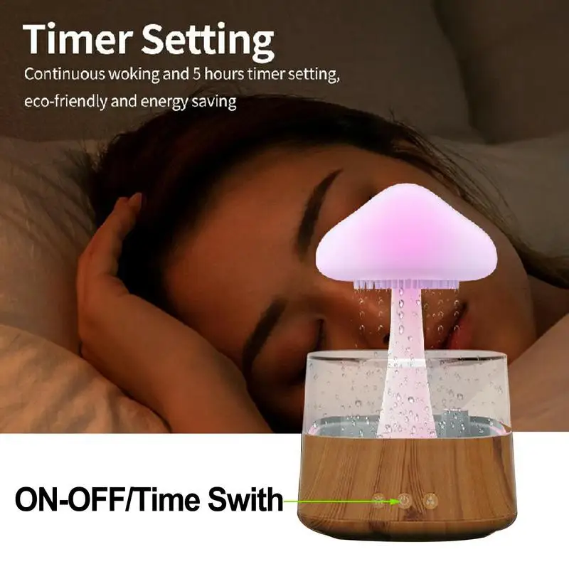 Mushroom Diffuser Adjustable Rechargeable Aromatherapy Humidifiers Home Decor Products For Conference Room Sap Room Bedroom