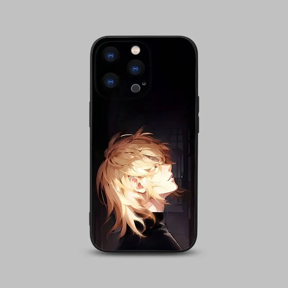 حافظة هاتف The Beginning After End لهاتف iPhone 17,16,15,14,13,12,11,Pro,Max,Plus,X,XS,SE4,E,Mini,Soft Black Case