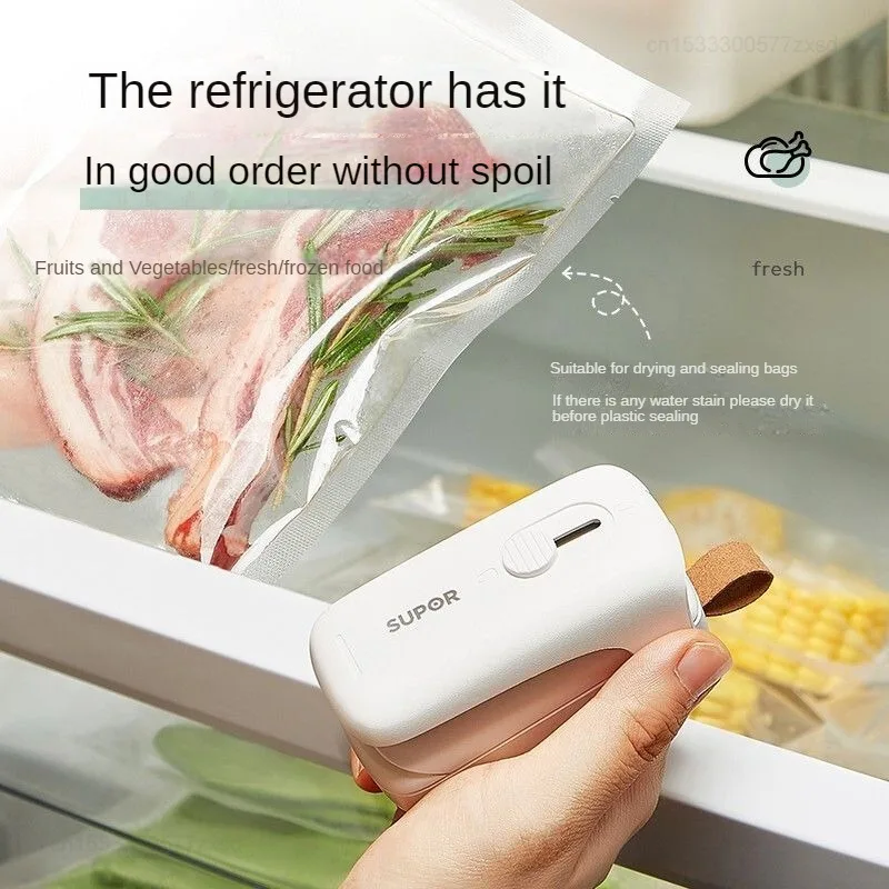 Xiaomi SUPOR Sealing Machine Household Food Plastic Sealing Machine Snack Fresh Moisture-proof Mini Sealing Machine Heat Sealer