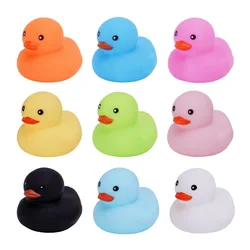 100pcs Rubber Duck Kids Toy Duck Baby Bath Toys Summer Beach Shower Game Toy Birthday Gift For Children