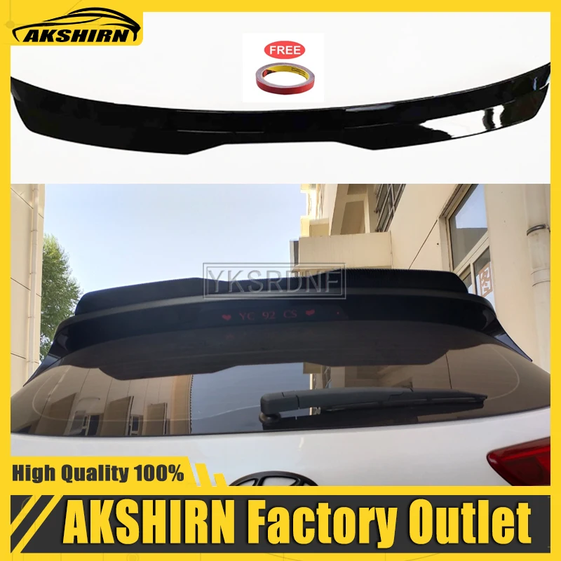 For Hyundai Tucson IX35 IX25 Spoiler 2011 2012 2013 2014 2015 2016 2017 2018 2019 2020 ABS Plastic Rear Spoiler Wing Trunk Cover