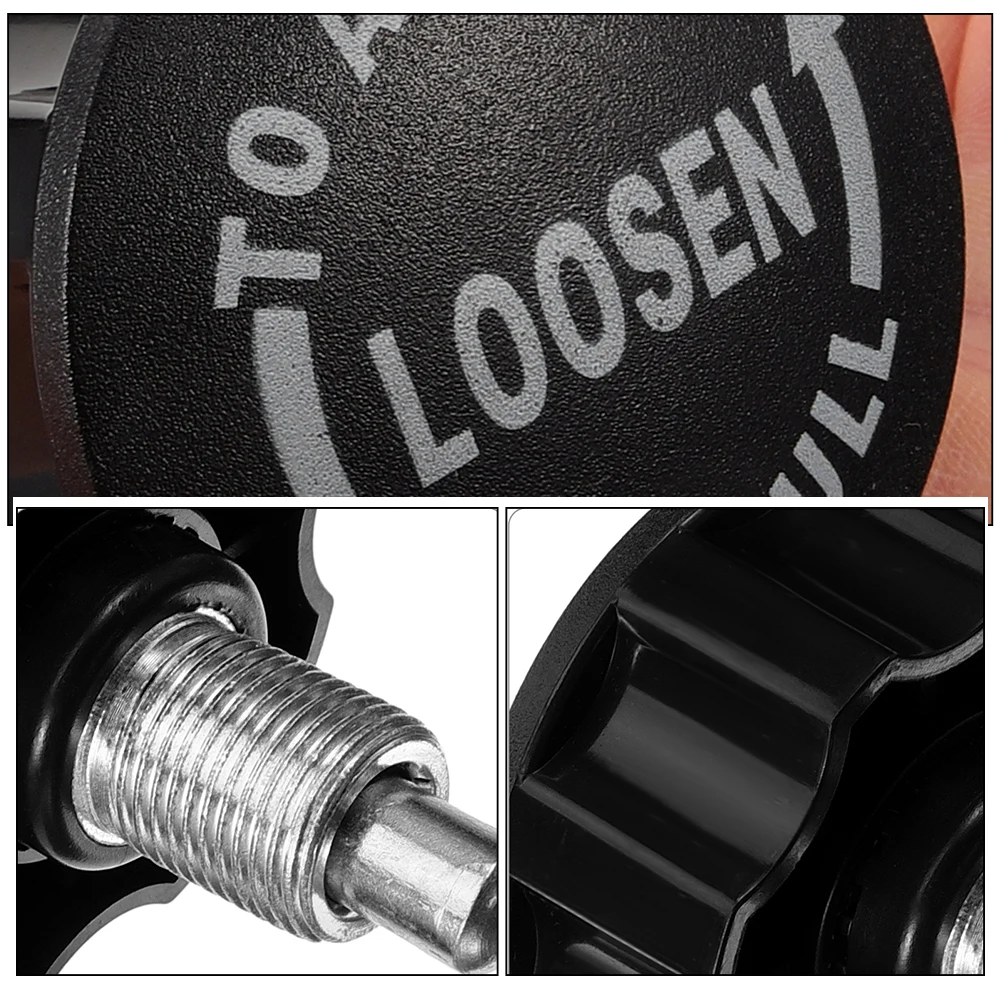 

Ball Shaped Rotating Pull Pin Knob Replacement Plastic Exercise Bike Parts Fitness Equipment Pull-Up Pin Spring Screw Durable