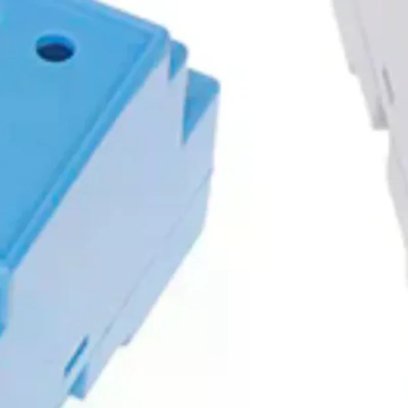 1PC DIN Rail PLC Junction Box Plastic Electronics Box Project Case 4Colors 88x37x59mm 35-Rail Mounting Instrument Housing