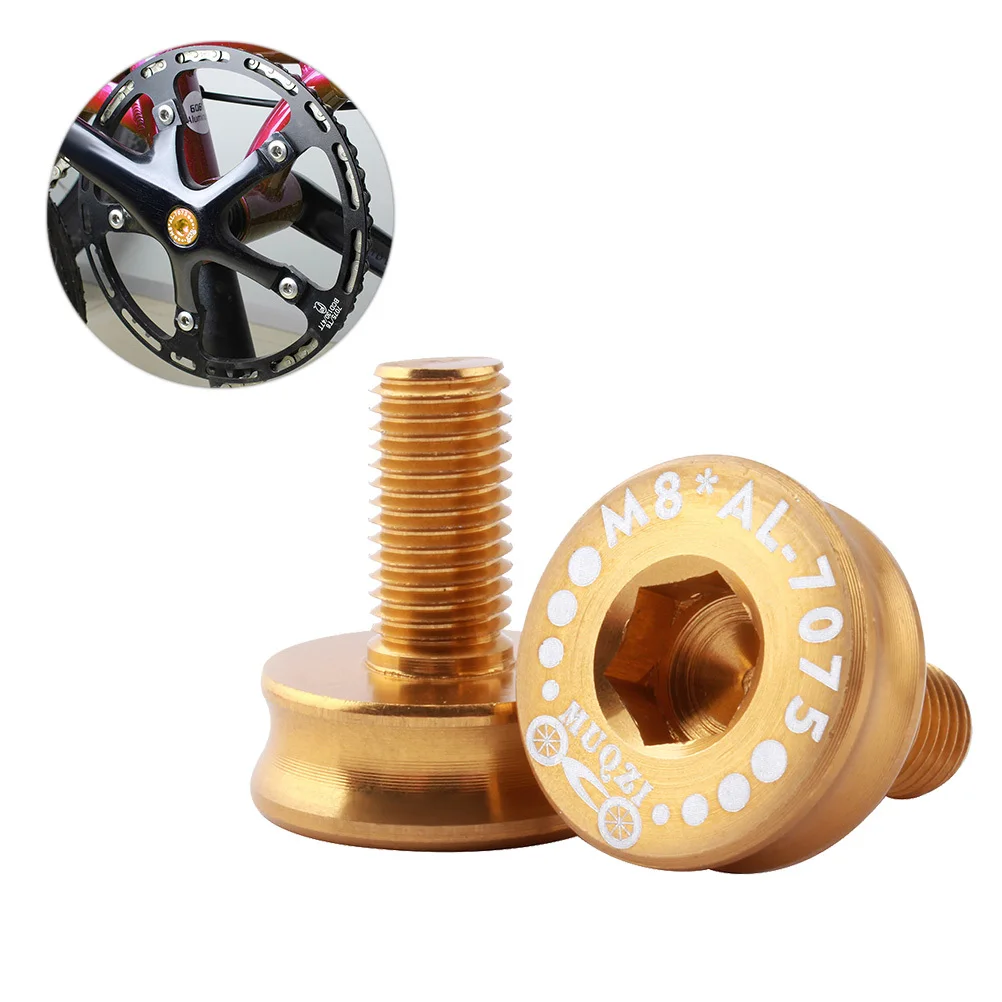 

Aluminum Alloy Bicycle Crank Screw 7075 Waterproof For Mountain Road Folding Bike Fixed Gear Axle Protection Alloy Screw For