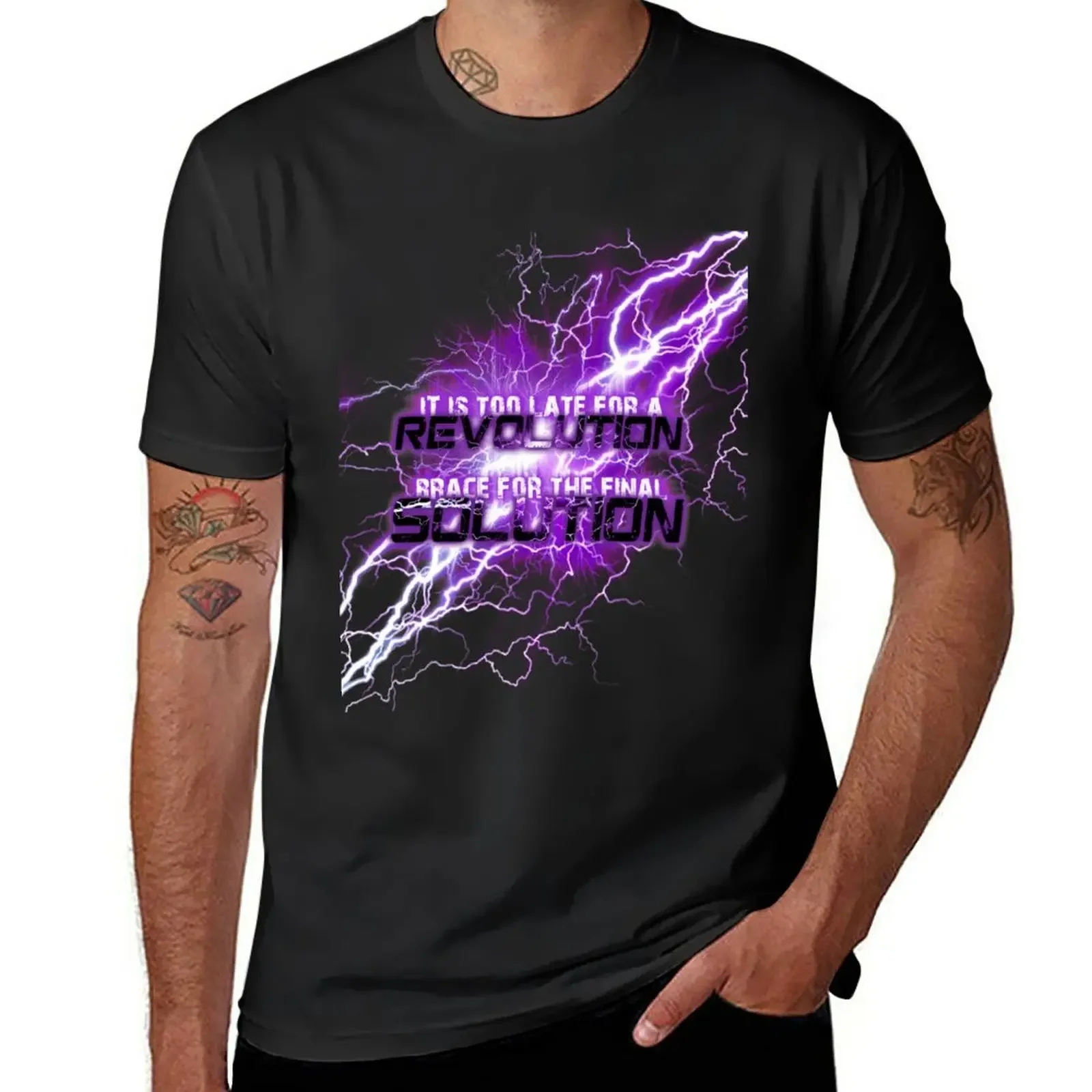 muse thought contagion lightning T-Shirt summer clothes customs design your own workout shirts for men