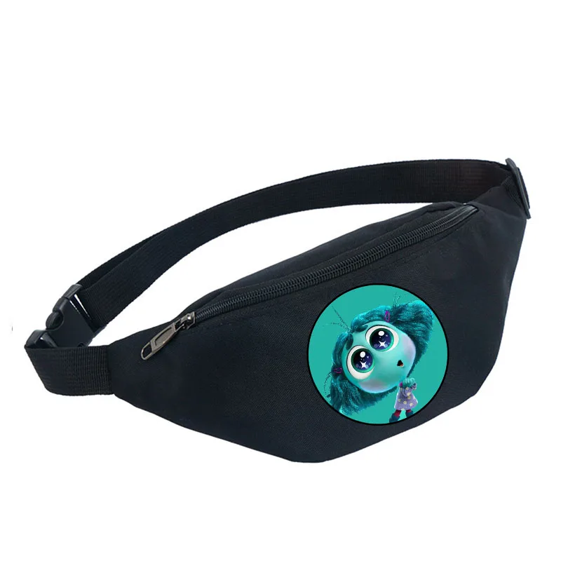 Disney Cartoon Fanny Packs para homens e mulheres, Crossbody Bags, Ansiedade e Raiva, Fanny Packs, Presente de esportes ao ar livre, dentro, 2