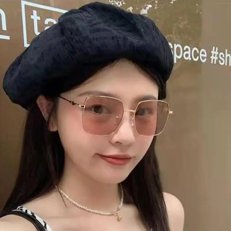 R1WE Retro wzór krowy/mały wzór lamparta kapelusz artysta kapelusz czapka klasyczne kapelusze chmura kapelusz oddychający