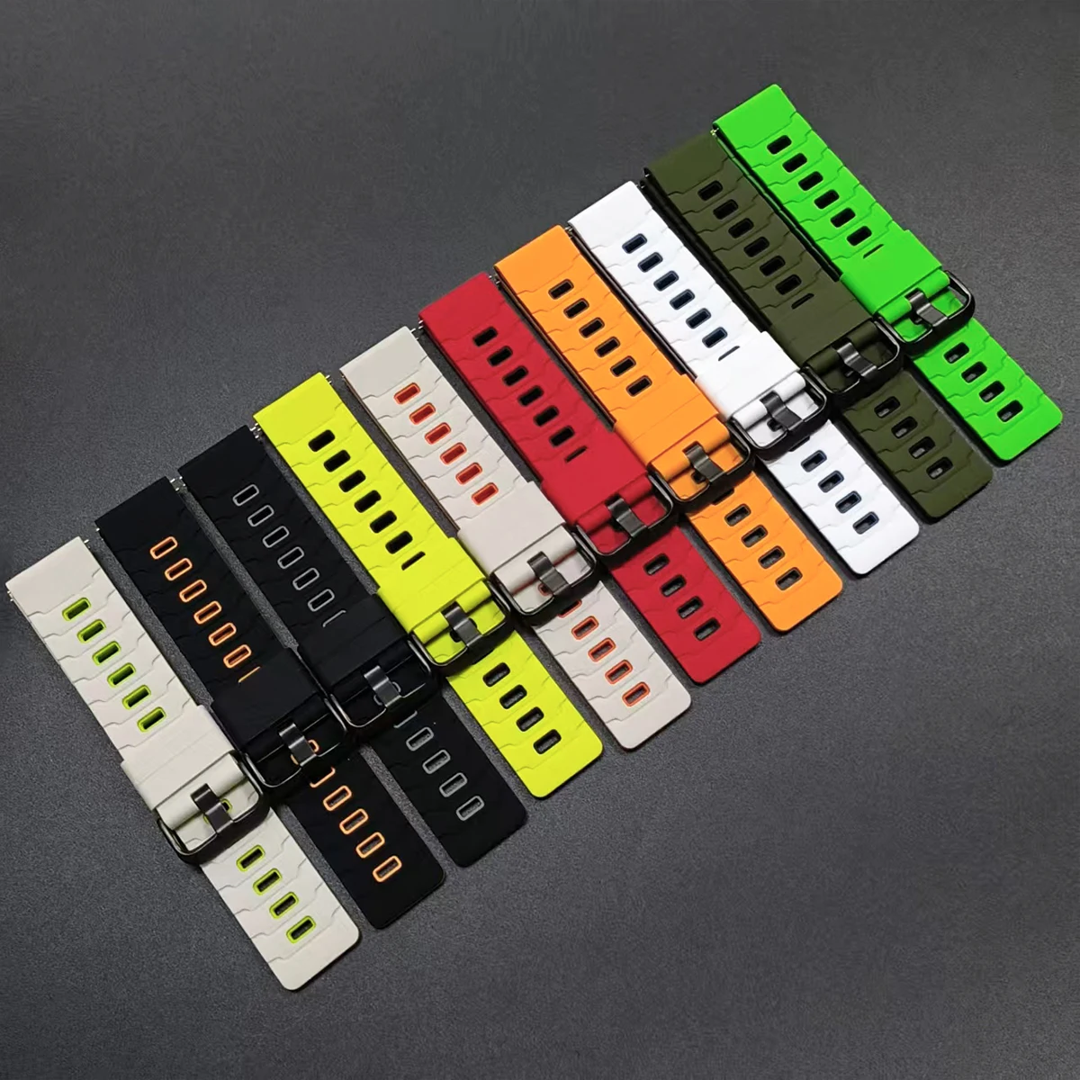 Silicone Watch Strap 22mm For POLAR Vantage M3 M2 M V3/Grit X X2 Pro Titan Band For HUAWEI Watch GT6 pro/GT 6 5 Bracelet Correa