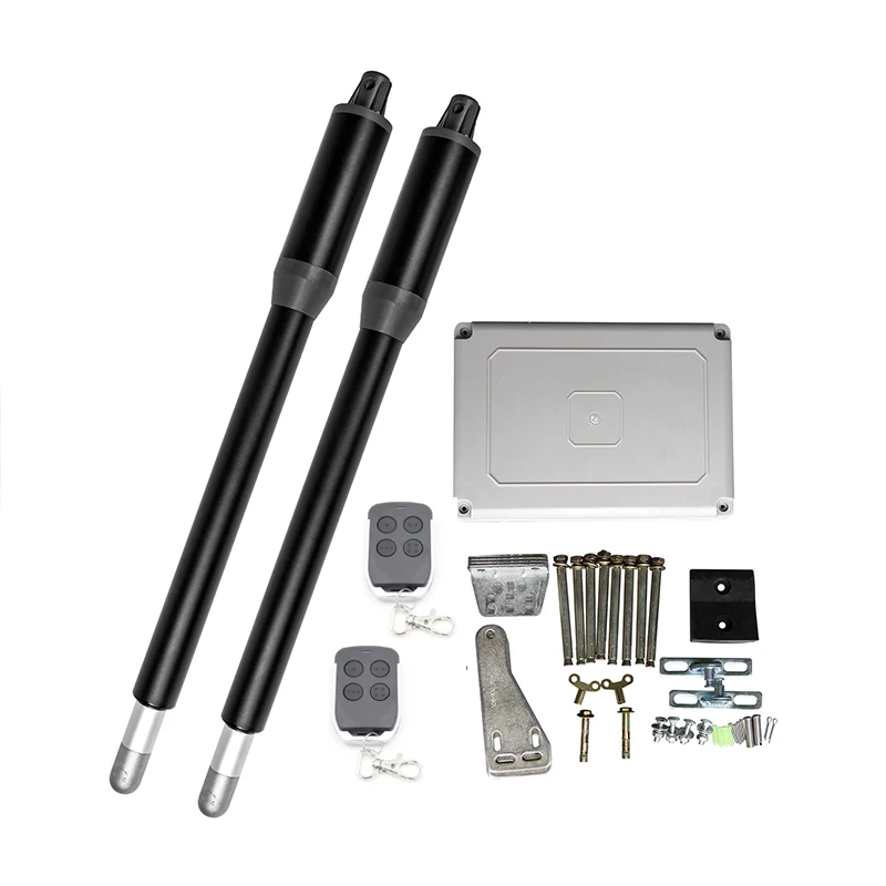 AC110V/220V to 24V Electric Automatic Strong Dual Arm Swing Gate Opener Up to 660 Lbs Hardware Driveway Door KIT