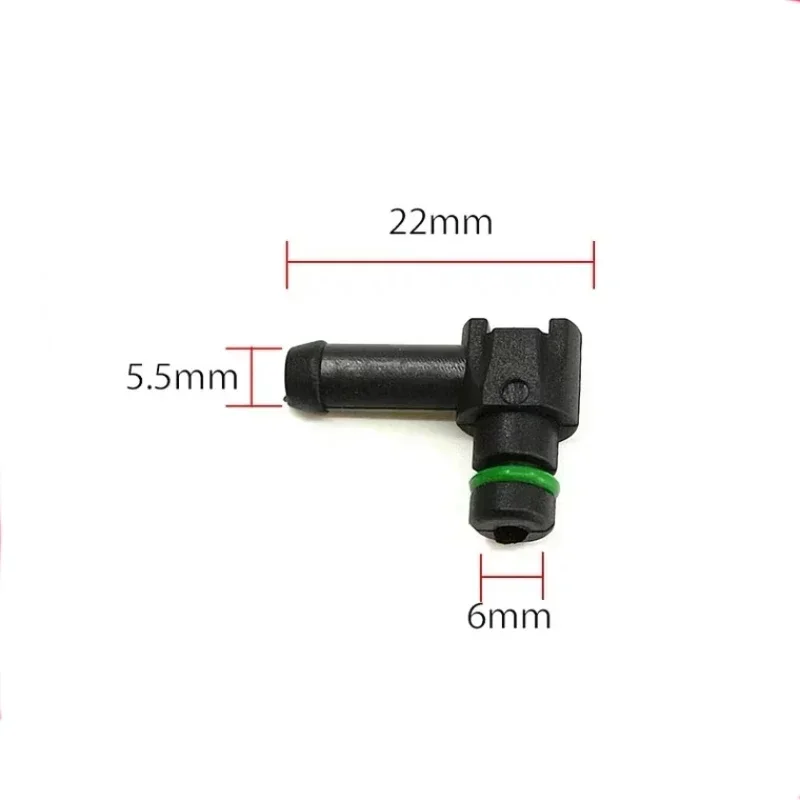 Diesel Common Rail Injector Nozzle Oil Return Joint T and L Type Tube Connector for Denso Cummins Isuzu 4KH1