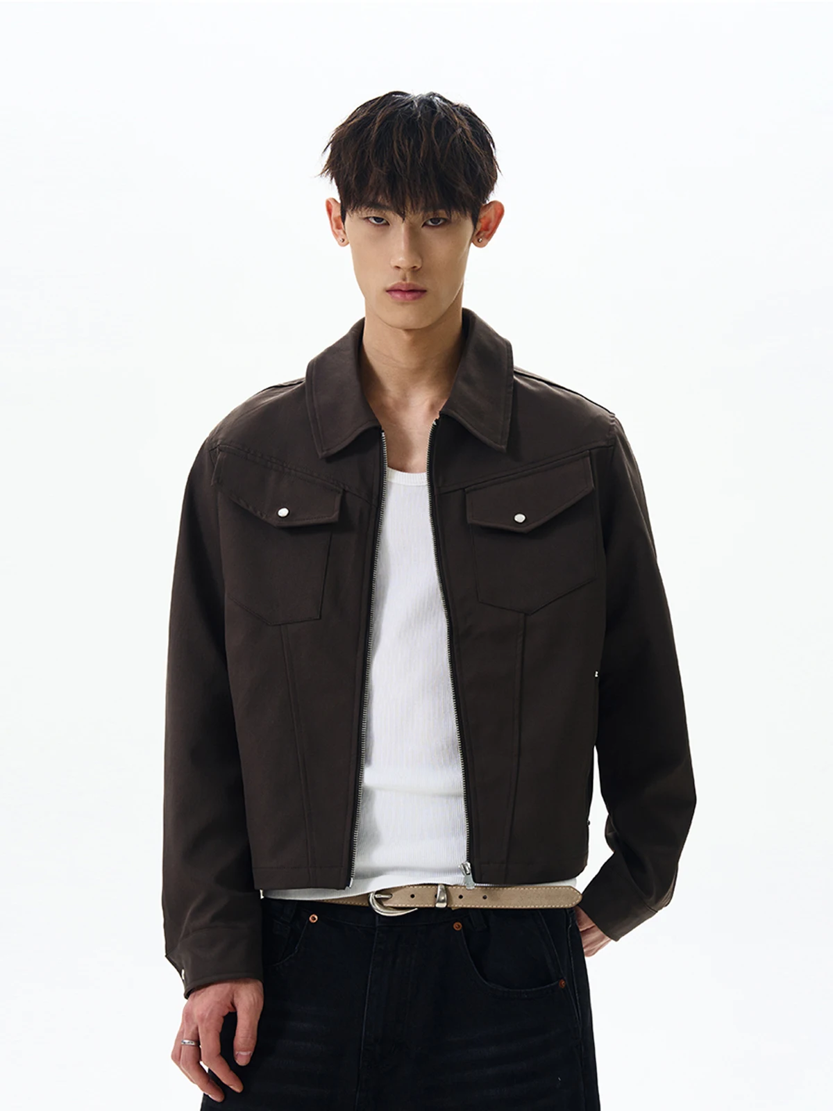 

Американское ретро сарай Sle ort пальто Jaet CleanFit спецодежда с заклепками верхняя одежда кардиган irt для молодежи весна осень