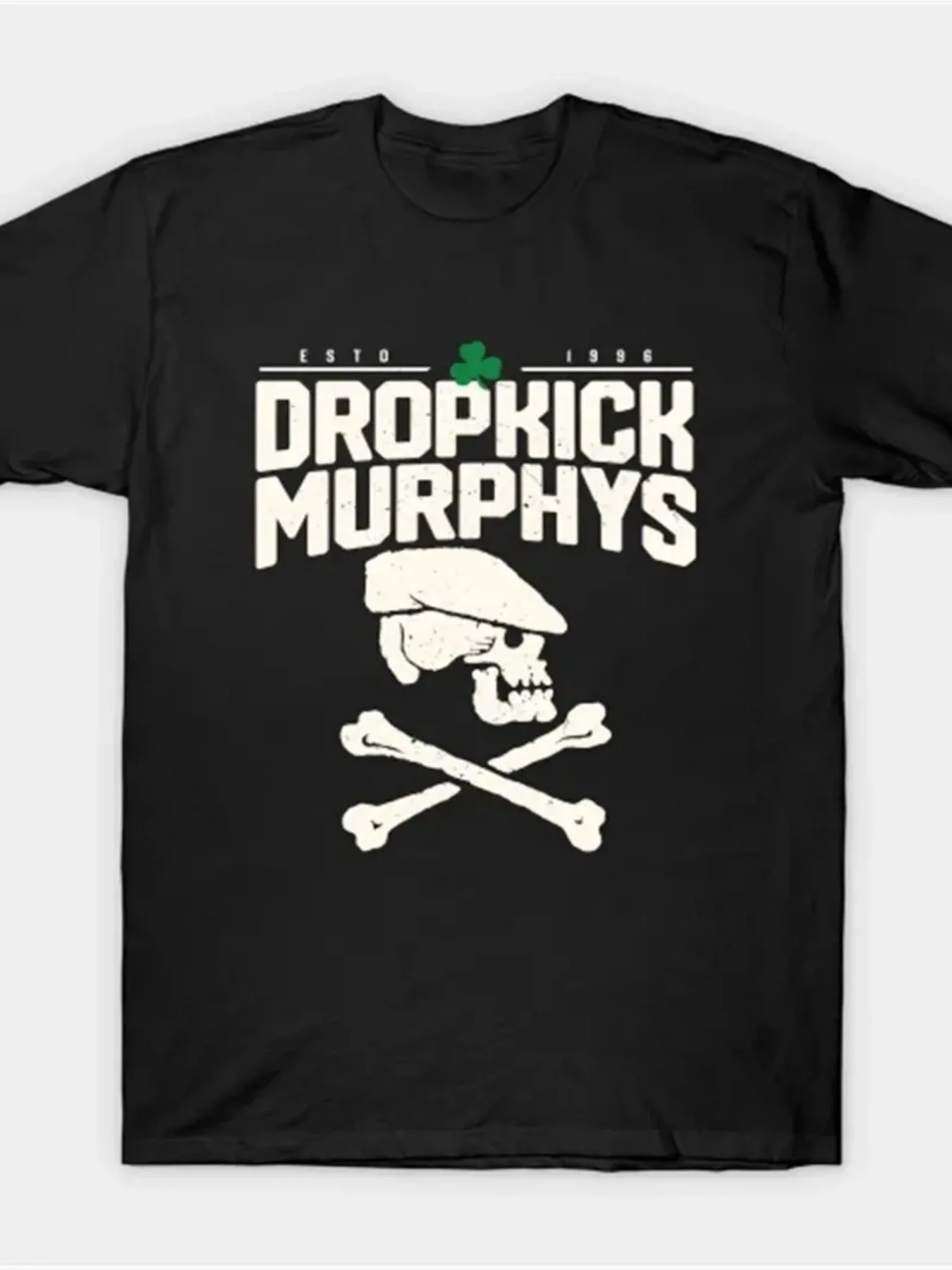 

Мужская футболка Dropkick Band с рисунком в стиле панк-рок, рубашка ирландской группы с дизайном черепа, футболка в кельтском стиле в стиле панк для повседневной уличной одежды