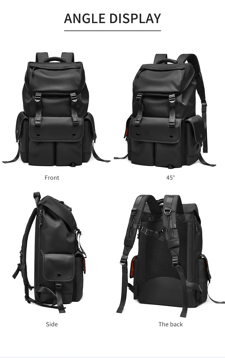 Swiss Leisure Backpack Waterproof Travel Backpack Large Capacity Fashion Backpack Men School Backpack Hiking Climbing Mochila