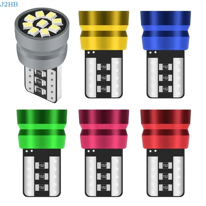 

J2HB 9SMD Interior Reading License Plate Aluminum Alloy Texture for Vehicle Tail