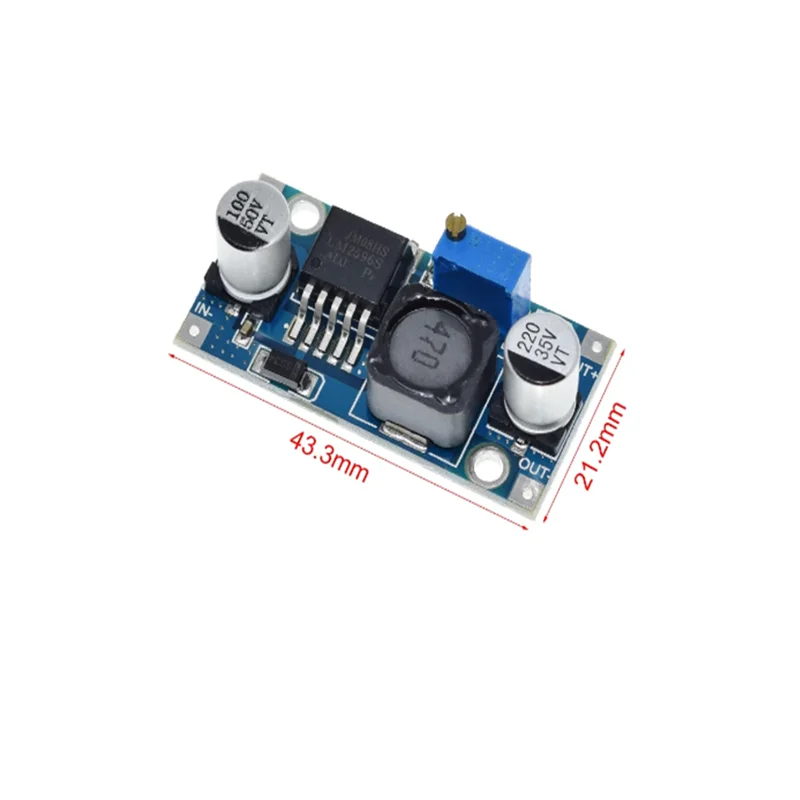 1PCS LM2596 DC-DC Step-down Power Supply Module 3A Adjustable Step-down Module LM2596S Voltage Regulator 24V 12V 5V 3V