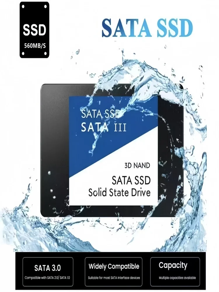 2.  5-calowy wewnętrzny dysk SSD SATA do laptopa - Wybierz swój rozmiar - 120GB 240GB 512GB 250GB - Opcja aktualizacji z dysku HDD na SSD — zdjęcie produktu 7