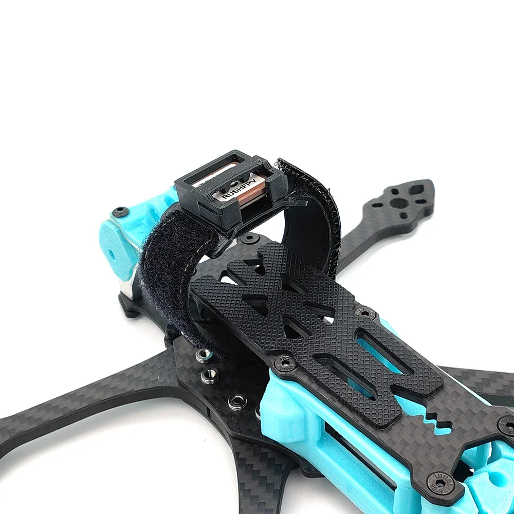 3D Printed TPU GPS Module Mount GPS Bracket Fixing Holder Fixed on Battery for RC FPV Drone
