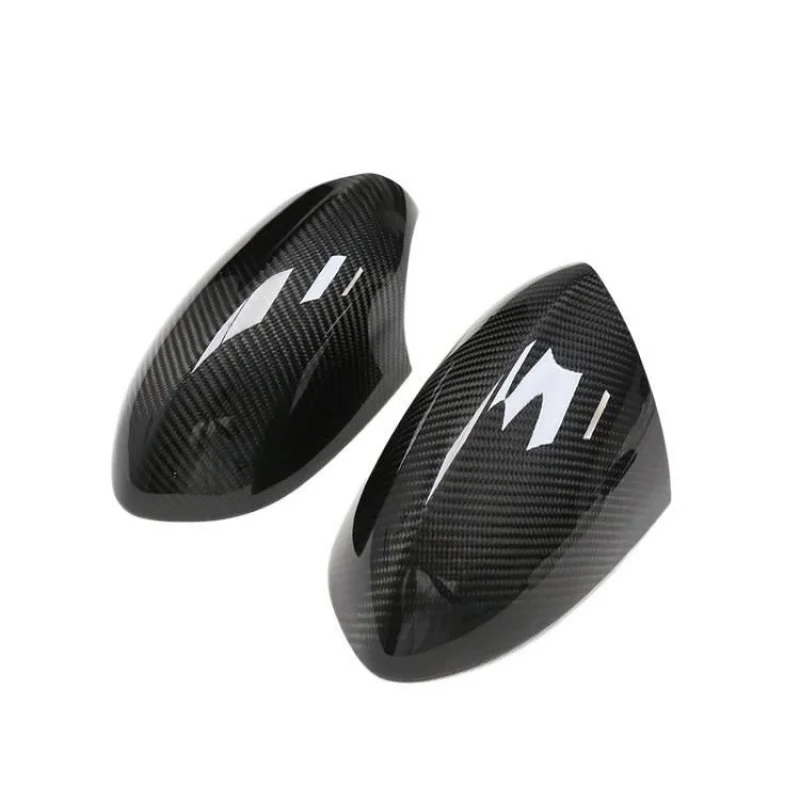 Suitable for Cross-Border Compatible with BMW 1M E82 E92 E93 E90 M3 Dry Carbon Fiber Adhesive Rearview Mirror Cover