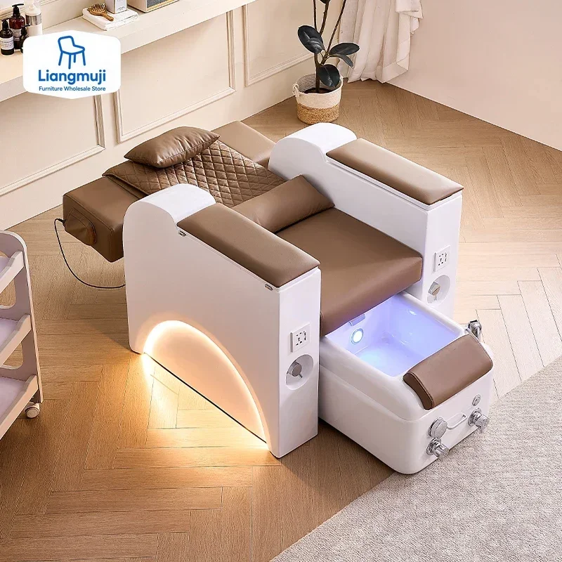 

Electric Pedicure Nail Beauty Sofa Foot Massage Surfing Phototherapy Pedicure Dual-Use Functional Chair throne chair