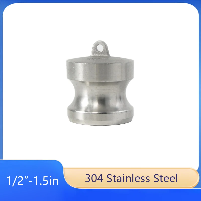 

1 шт., быстроразъемное соединение из нержавеющей стали 304, соединитель типа DP DN15 20 25 32 40, пылезащитная заглушка, подходит для аксессуаров для шланговых насосов