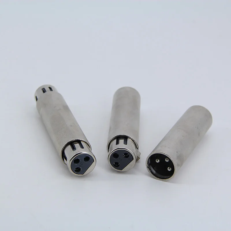 XLR 암-암 오디오 마이크 어댑터 커넥터, Xlr 3 핀 암 및 수-Xlr 암 커넥터, 1 개
