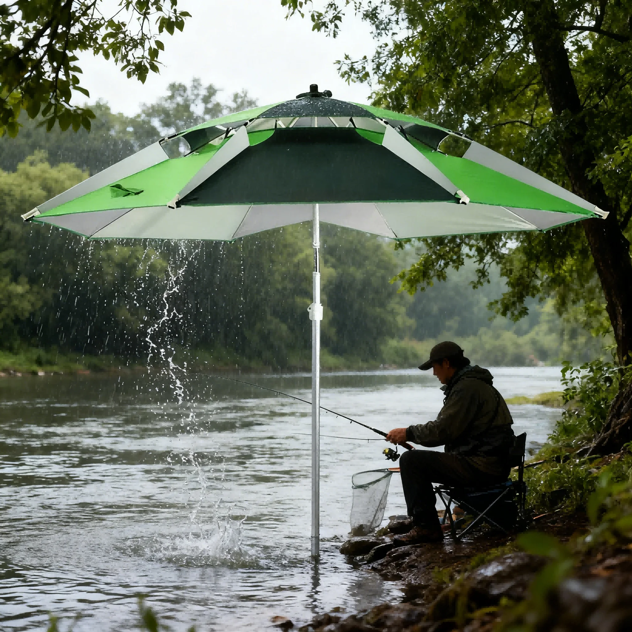 

Best Selling Waterproof UV Protection Large 180cm Portable Foldable Fishing Umbrella for Outdoor Beach Camping and Picnic