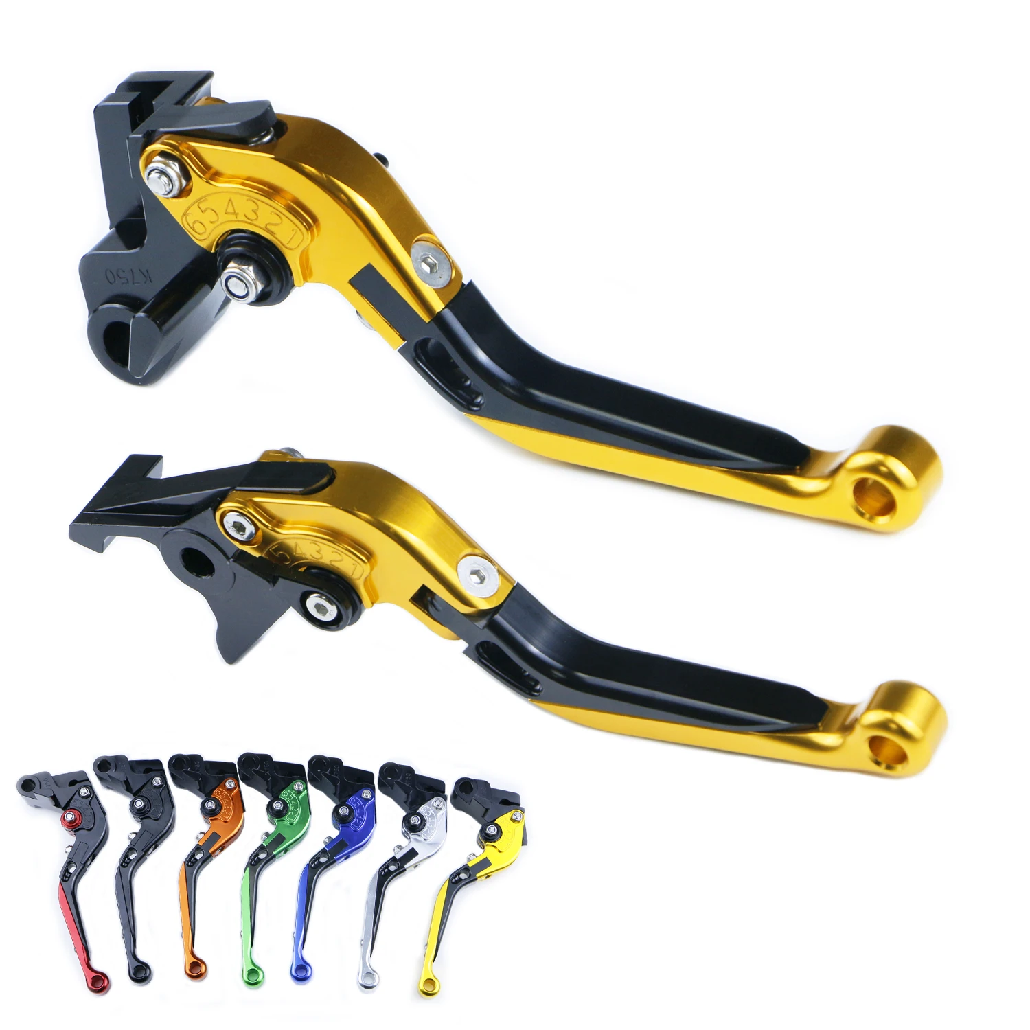 

Для Honda CB450 CB500 CB900 CBR300R NT650 Grom 125 150 Складные выдвижные тормозные рычаги сцепления с ЧПУ, регулируемые