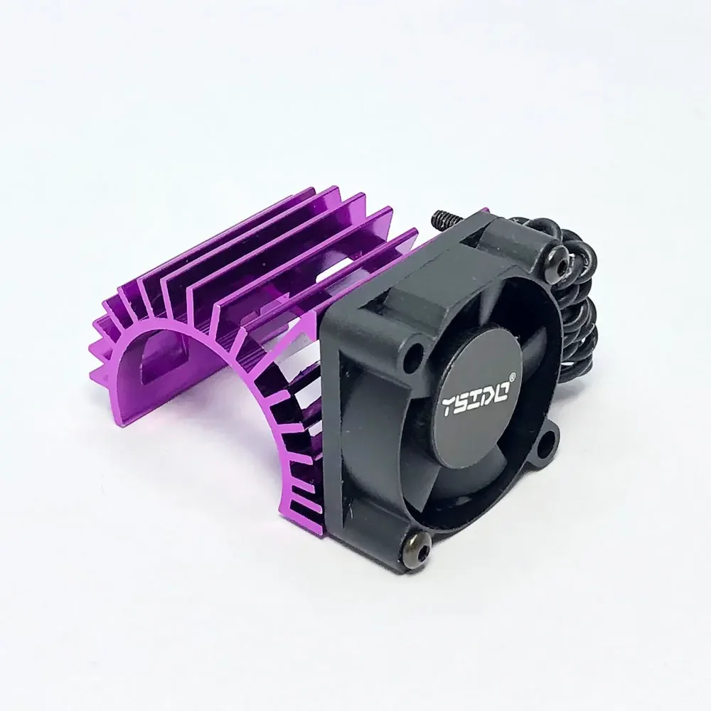 Osłona silnika elektrycznego YSIDO, radiator, wentylator chłodzący 380 390 540 do samochodów RC Wltoys 124017 124016, silniki bezszczotkowe 2838 2845 3650 3660