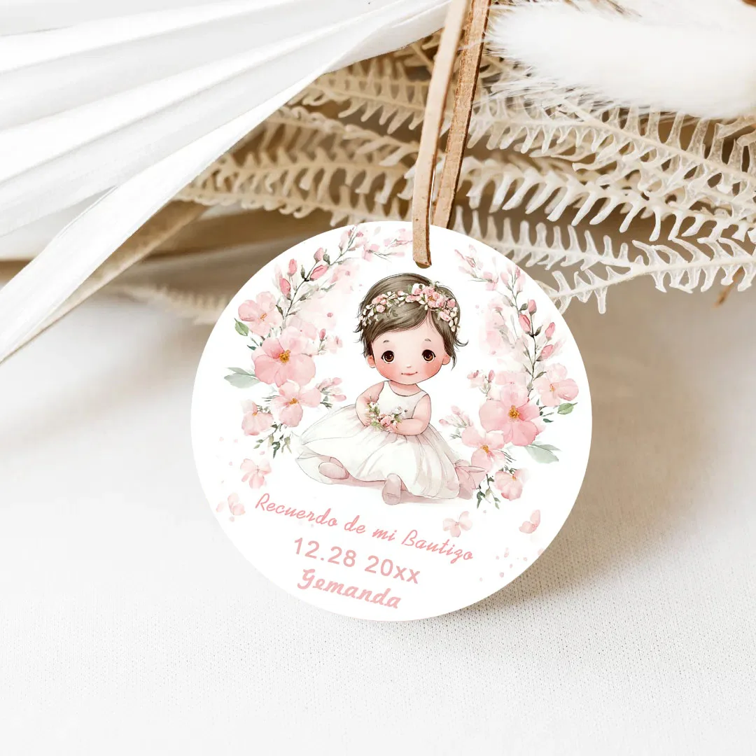 90 tarjetas personalizadas con nombre y cumpleaños (para bodas, bautismo, fiestas y envoltorios de regalos)