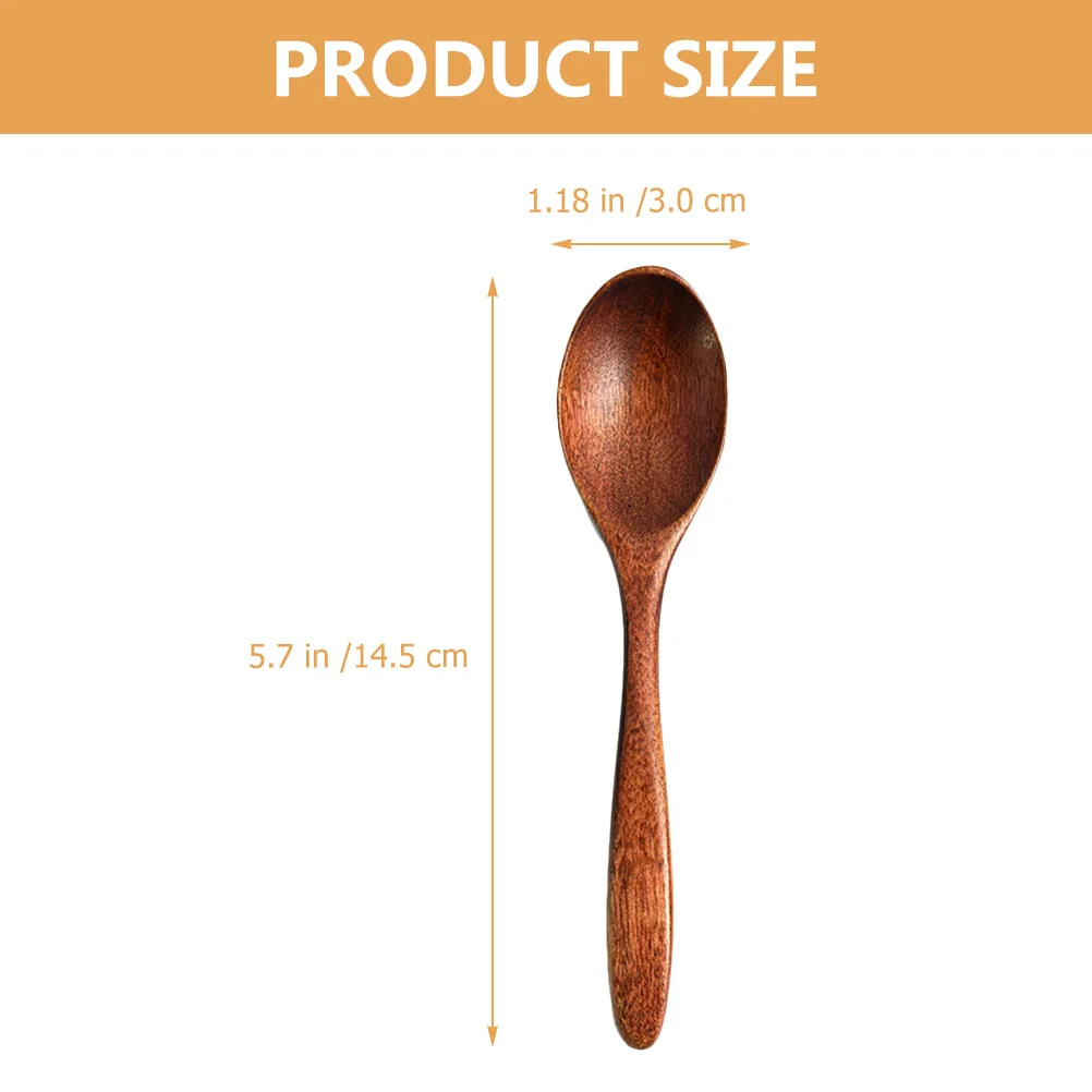 

10Pcs Wooden Small Spoon Set Compact Sugar Salt Spice Spoons Household Kitchen Storage Jar Condiment Scoops Small Wooden Spoons