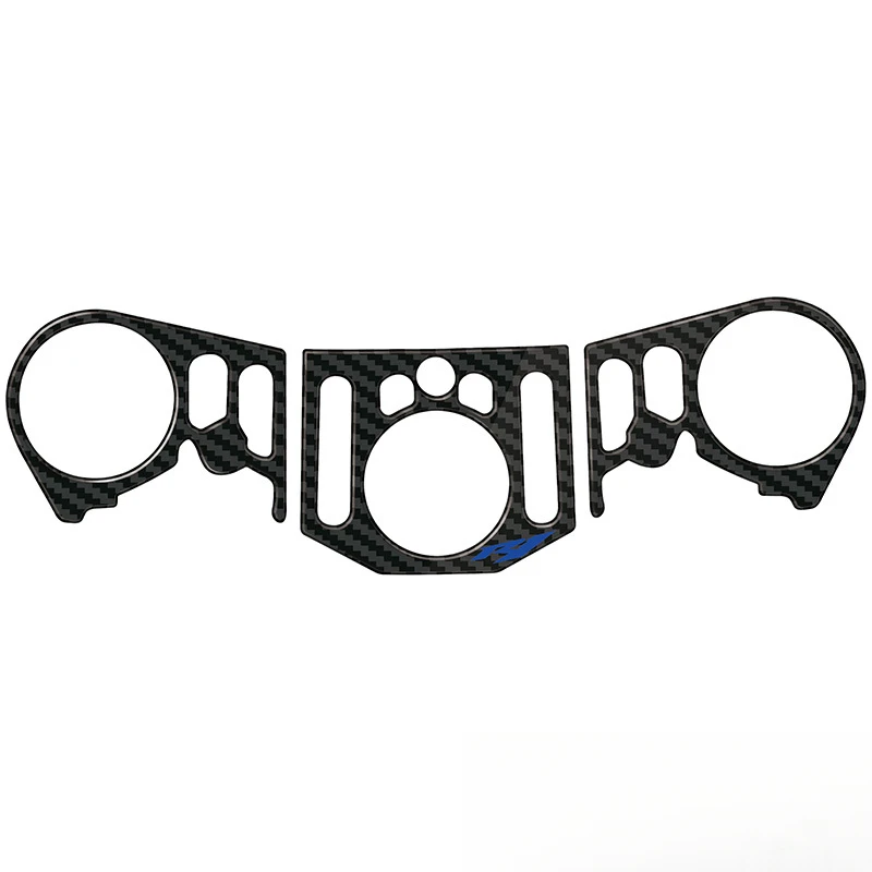 Motorcycle Oil Tank Protect Plate Fork Badge Steering Bracket Cover Decal Sticker For Yamaha YZF-R1 YZF R1 YZFR1 2012-2014