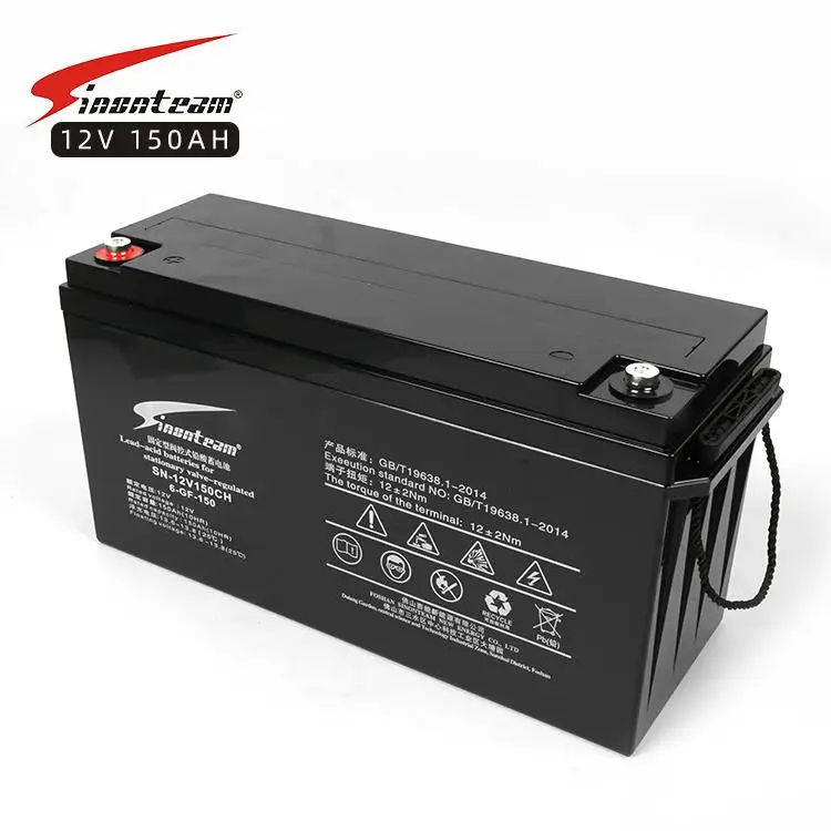 12V 100Ah 150Ah 200Ah 250Ah Deep Cycle Lead Acid Gel Battery For Home Use